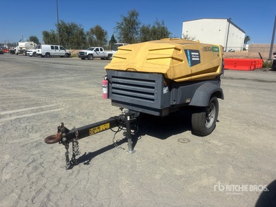 2017 Atlas Copco XAS185 185 cfm Mobile Air Compressor