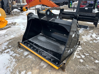 2026 GIYI FB60 60 in Q/C Cleanup Excavator Bucket (Unused)