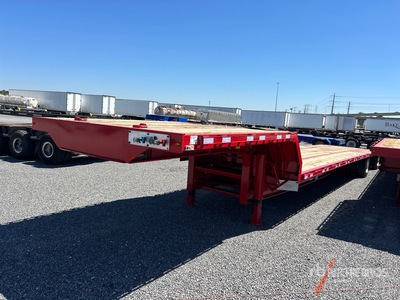 2017 Transcraft 734S 48 ft T/A Spread Axle Single Drop Plataforma Rebajada