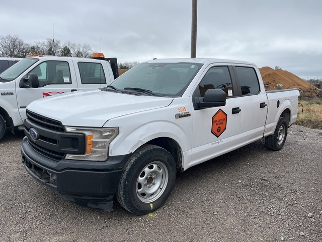 2019 Ford F-150 XL 4x2 Crew Cab Pickup (Inoperable) 2019 Ford F-150 XL 4x2 Crew Cab Pickup (Inoperable)