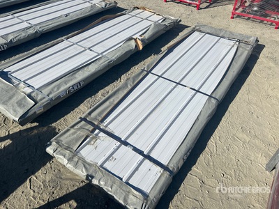 Quantity of (100) 2026 SKLP SKL100 Galvalume Steel Sheets (Unused)