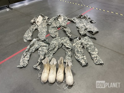 (8) Pairs of Boots, (13) Pairs of Cold Weather Trousers & Assorted Items