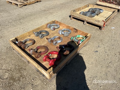 Quantity of (9) 25Ton Crosby Shackle