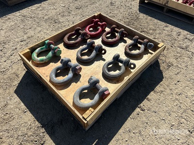 Quantity of (9) 25 Ton Crosby Shackle