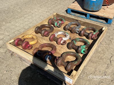 Quantity of (35) 35 Ton Crosby Shackles Manille