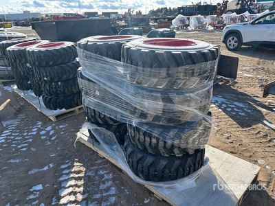 Quantity of (8) 12-16.5 Skid Steer Tires (Unused)