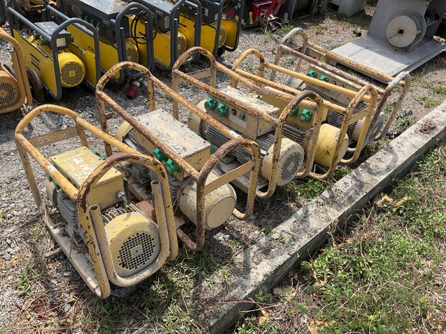 Quantity of (5) Dynapac Electric Concrete Vibrator (Inoperable)
