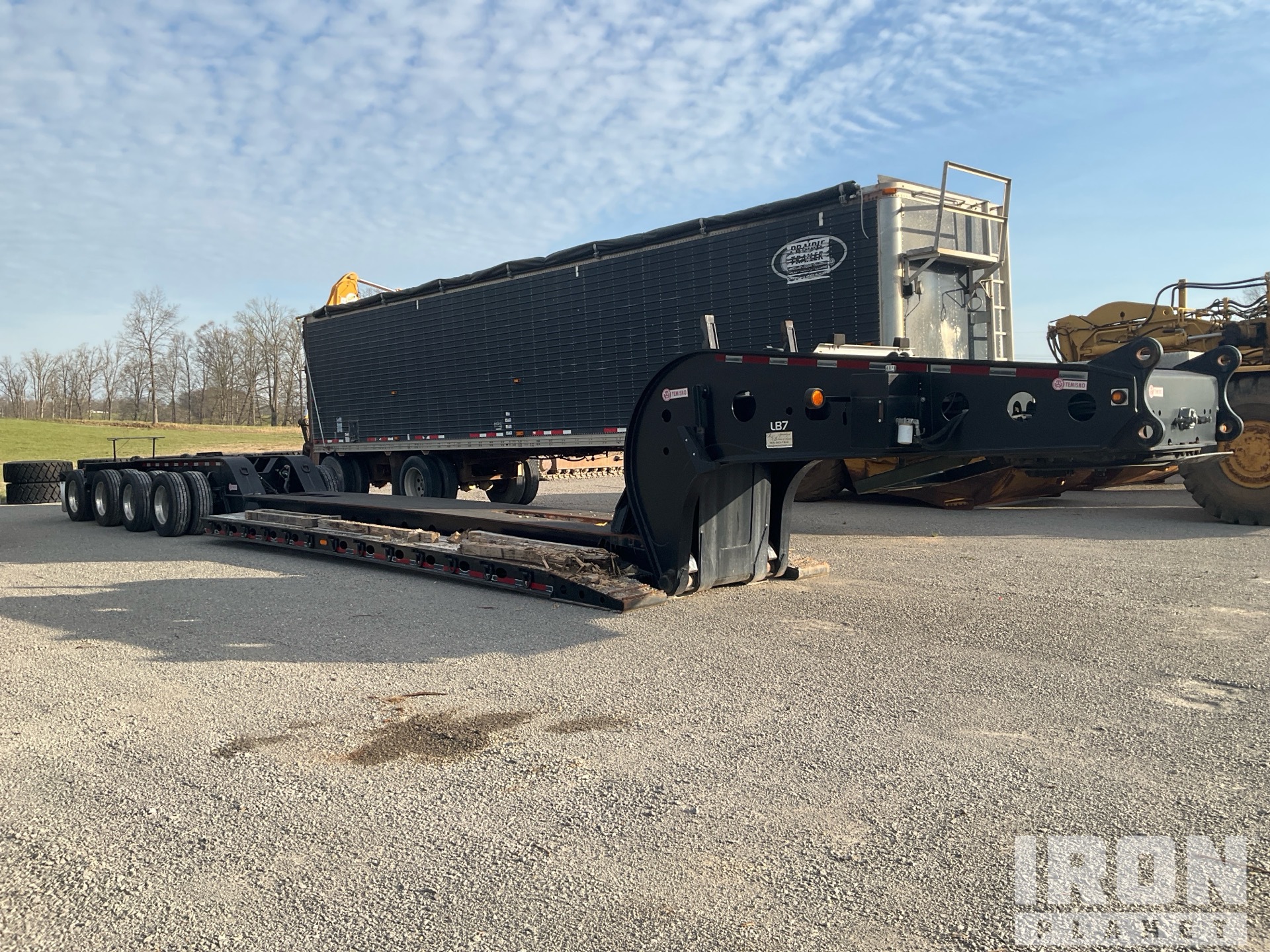 2013 Temisko LB-T3W-59-9 Tri/A Removable Gooseneck Lowboy Trailer
