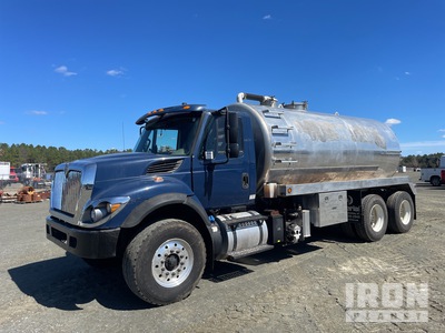 2015 International 7500 6x4 Vacuum Tanker Truck