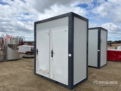 ROMAX ROT-1 7 ft 1 in x 4 ft 2 Person Skid-Mounted Bano portatil (Unused)