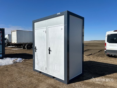 ROMAX ROT-1 7 ft 1 in x 4 ft 2 Person Skid-Mounted Portable Toilet (Unused)