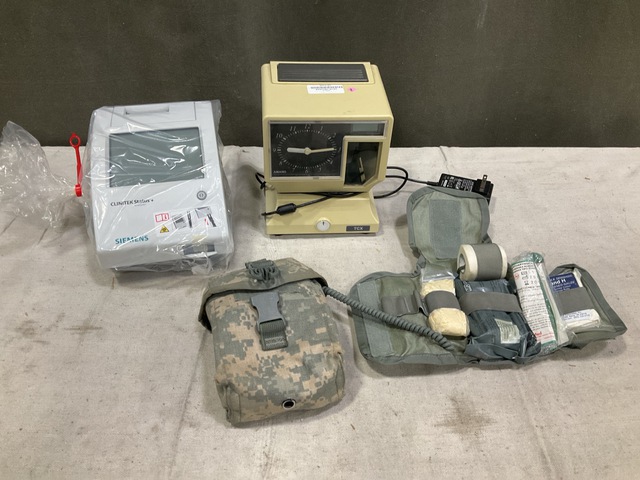 (33) Universal First Aid Kits, (1) Analyzer & Assorted Items (33) Universal First Aid Kits, (1) Analyzer & Assorted Items