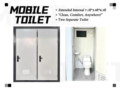 ROMAX ROT-2 7 ft x 5 ft Portable Toilet