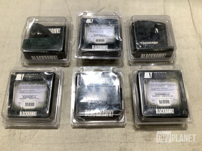 (64) Blackhawk 90TPL1BK Coiled Pistol Lanyards