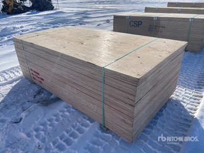 Quantity of (60) 4 ft x 8 ft (0.5 in Thick) CSP/DFP No Stamp Multiplex (Unused)