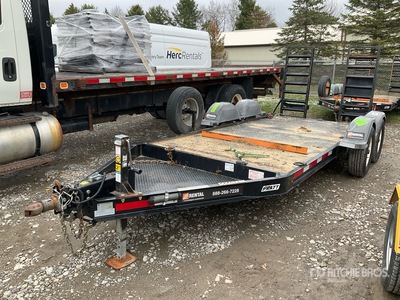 2021 Pratt CP0614 14 ft T/A Equipment Trailer