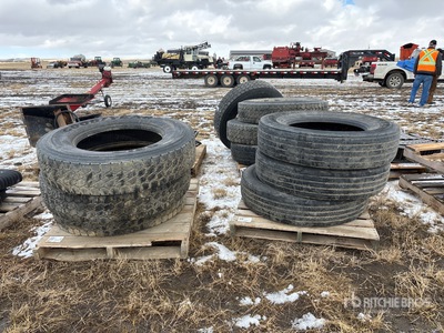 Quantity of (10) Goodyear 11R24.5 Tires