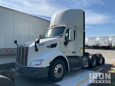 2018 Peterbilt 579 T/A Day Cab Truck Tractor 6x4