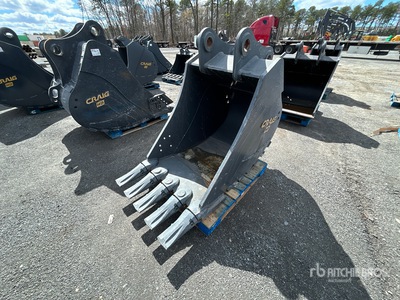 Craig 36 in 1.23 cyd Trenching Excavator Bucket - Fits HItachi EX250 (Unused)