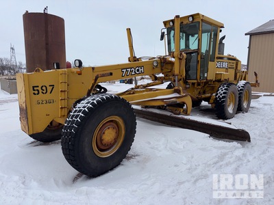1998 John Deere 772Ch AWD Motor Grader (Inoperable)