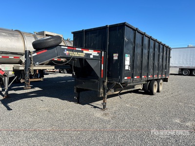 2018 Texas Pride DT82024KGN 20 ft T/A Gooseneck Tipping Utility Trailer