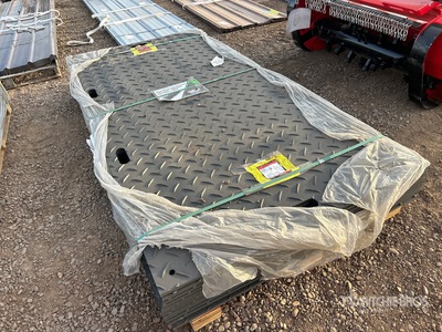 Quantity of (12) 8 ft x 4 ft Ground Protection Road Mat (Unused)