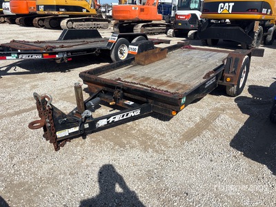 2013 Felling FT7 14 ft S/A Equipment Trailer