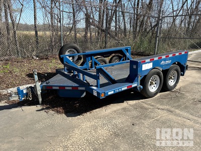 2019 Rock Line 12 ft T/A Aanhangwagen voor grondbelasting