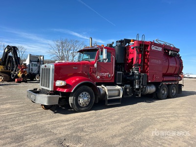 Vactor on 2013 Peterbilt 367 6x4 Vacuum Tanker Truck
