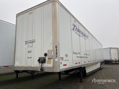 2012 Wabash 53 ft x 102 in T/A Van Trailer