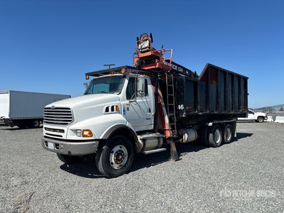 Prentice 124 Knuckle Boom on 2005 Sterling 6x4 Greiferwagen