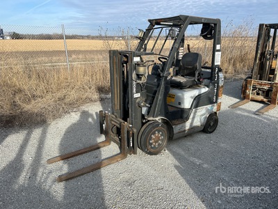 2013 Nissan MCP1F2A20LV 3235 lb Cushion Tire Forklift