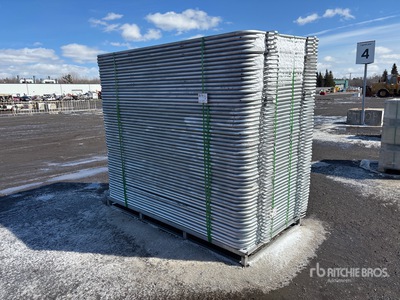 Quantity of (55) 4 ft x 7 ft 6 in Crowd Barrier Dispositivi vari per il controllo del traffico (Unused)