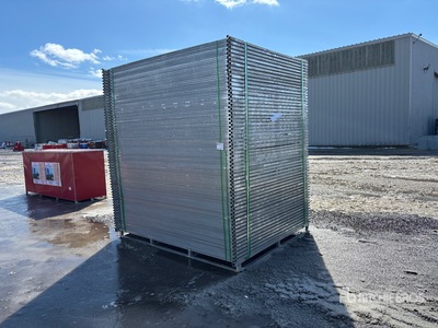 Quantity of (117) 6 ft x 8 ft Galvanized Fencing (Unused)