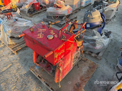 Scie à béton à contrôle arrière