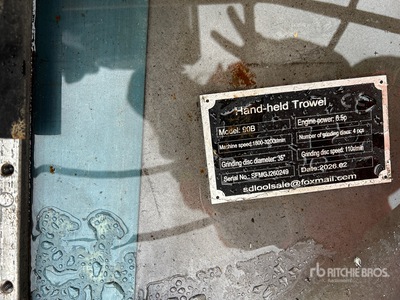 2026 SDLOOL SL90B Power Trowel (Unused)