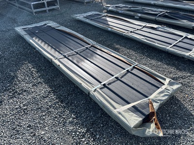 Quantity of (100) 2026 SKLP SKH100 3 ft x 12 ft Sheets Galvalume Steel Siding Roofing (Unused)