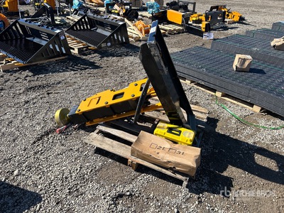 2026 GIYI GY-D680 Skid Steer Post Driver (Unused)