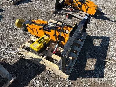 2026 GIYI GY-D680 Skid Steer Post Driver (Unused)