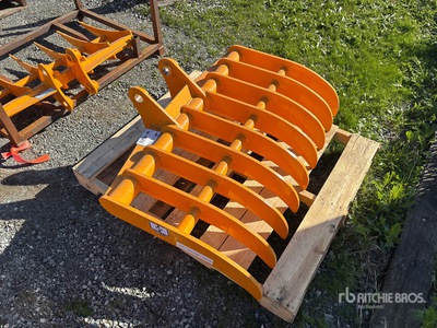 2026 GIYI 45 in Excavator Rake - Fits Cat 307 (Unused)