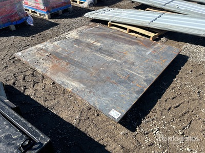 2026 SKLP 6 ft x 6 ft 6 in (1 in Thick) Steel Plates (Unused)
