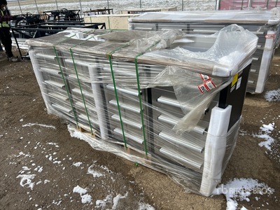 2026 Suihe NWB-20DS -7 7 ft 20-Drawer Stainless Steel Workbench (Unused)