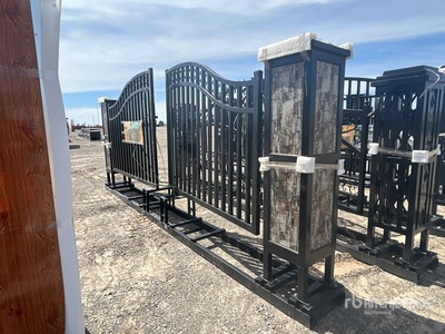 2026 Suihe NFG-20FGP-D 19 ft x 7 ft 5 in Steel ドライブウェイ ゲート (Unused)