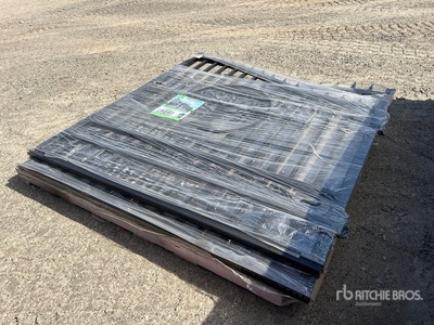 2026 Suihe NG-14T-1 14 ft x 7 ft 5 in Wrought Iron Bi-Parting Driveway Gate (Unused)