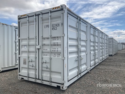 2025 40 ft High Cube Multi-Door Storage Container
