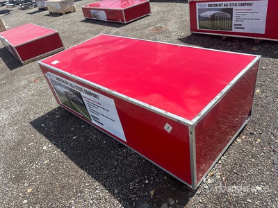 2026 SKLP SK-SC40 40 ft x 20 ft x 14 ft Large Scale Storage Shed (Unused)