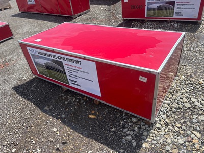 2026 AM General SK-SC40 40 ft x 20 ft x 14 ft Carport Shed (Unused)