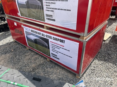 2026 SKLP SK-SC40 20 ft x 40 ft Carport (Unused)