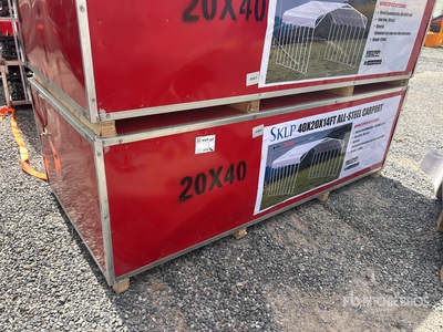 2026 SKLP SK-SC40 40FTx 20FTx 14FT Large Scale Storage Shed Tents & Tent Components (Unused)