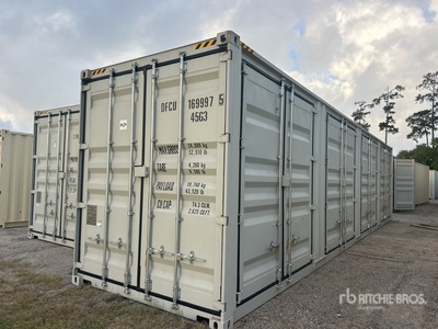 2025 40 ft High Cube Multi-Door Storage Container